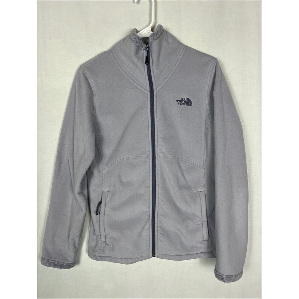North Face Women's Full Zip Lavender Purple Fleece Jacket